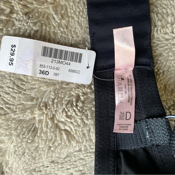 la Vie en Rose Black and White underwire Bra - Picture 6 of 9